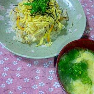 ひな祭りに♪炊飯器で簡単ちらし寿司